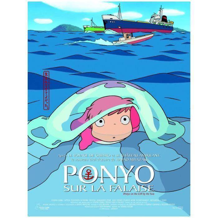 

PONYO SUR LA FALAISE Affiche Cinéma Originale Roulée Petit format 53x40cm Movie Poster MIYAZAKI