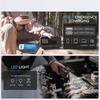 Portable Car Jump Starter with Air Compressor & LED LightJump Starter Power for 12V Vehicles Emergency Tire Inflation