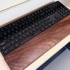 Wooden Keyboard Wrist Rest Ergonomic Comfortable Anti Slip Walnut Wood Mechanical Keyboard Palm Rest For Office