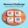 Creative Memory Pairing Game Logical Thinking Color Matching Sensory Game  Kindergarten