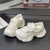 Dad Shoes 5.5cm Height Increase Women's New Little White Shoes Mesh Breathable Versatile Summer Casual Shoes