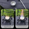 Foldable Camping Cooker  Burners Wind Resistant Flame 4 Leg Stability Compacts Portable Design for Outdoor Cooking