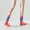 5 Pairs of Trendy Spring and Autumn Letter Mid Calf Socks for Women