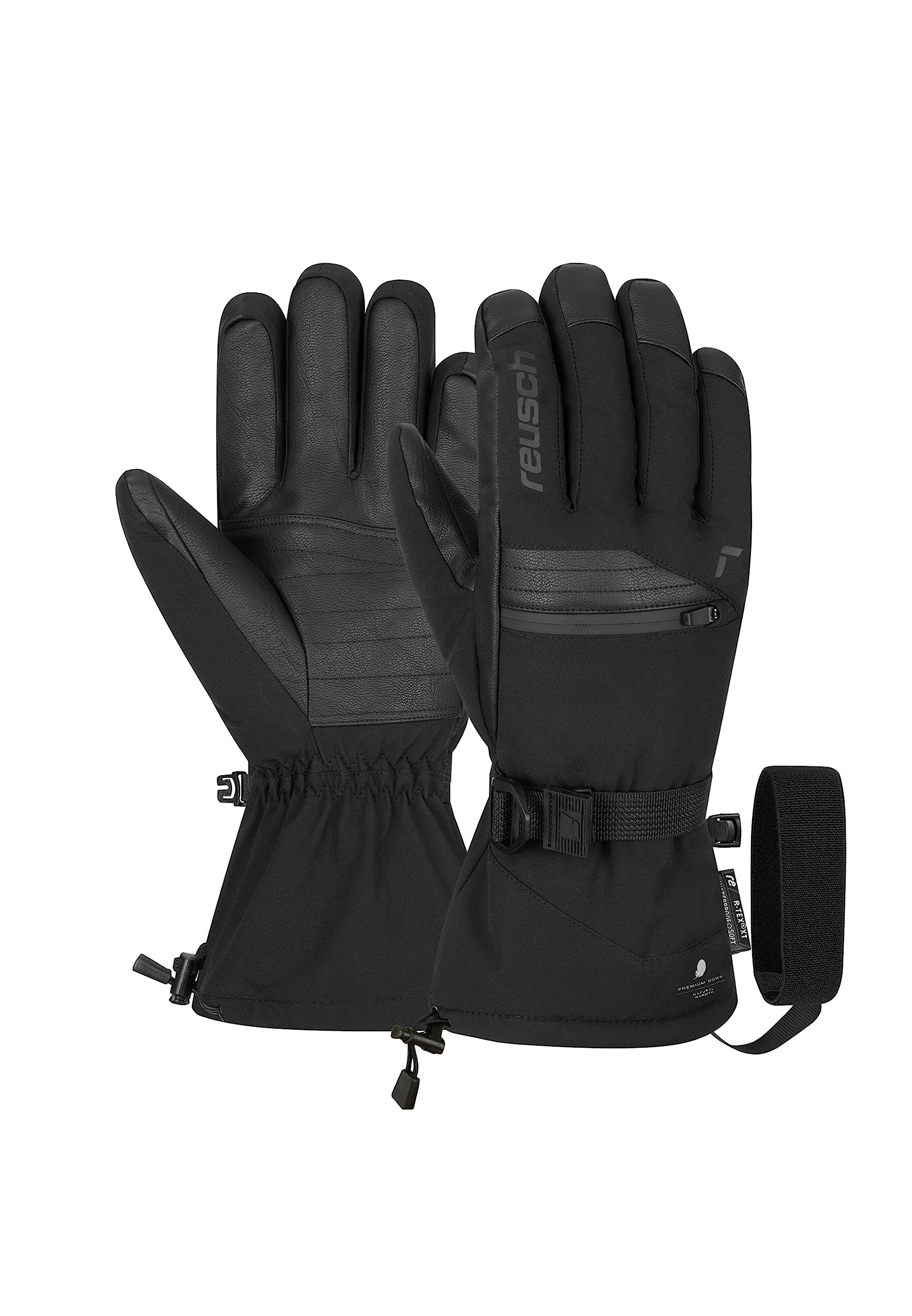 

REUSCH TORRES XT Ski and Snowboard Gloves R-TEX (63012677700) (Black/Small/Men s)