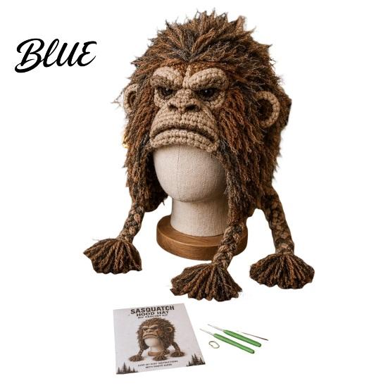 Animal Shaped Hat for Making DIY Earflap Crochet Kit Pattern Hood Soft Yarn Cute Craft