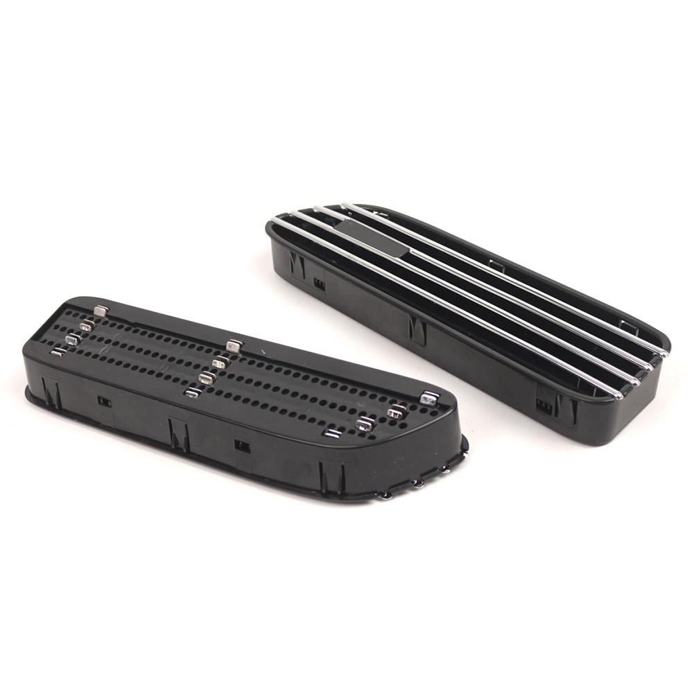 2x Car Silver Black Side Grill Fender Vent Grille 51137895913 51137895914 51132694607 51132694608 FOR BMW E46 For M3 2001-2006