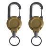 Avvolgicavo Automatico Retrattile da Esterno Portachiavi Retrattile con Cavo d'Acciaio Portachiavi Anello Portachiavi Retrattile Strumento