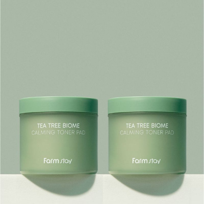 Farm Stay Tea Tree Biome Calming Toner Pad 70 Pads + 70 Pads