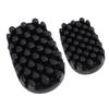Large and Small Size Rubber Curling Hair Brush Washable Durable Rubber Curl Brush Professional Styling Dreadlocks Tool