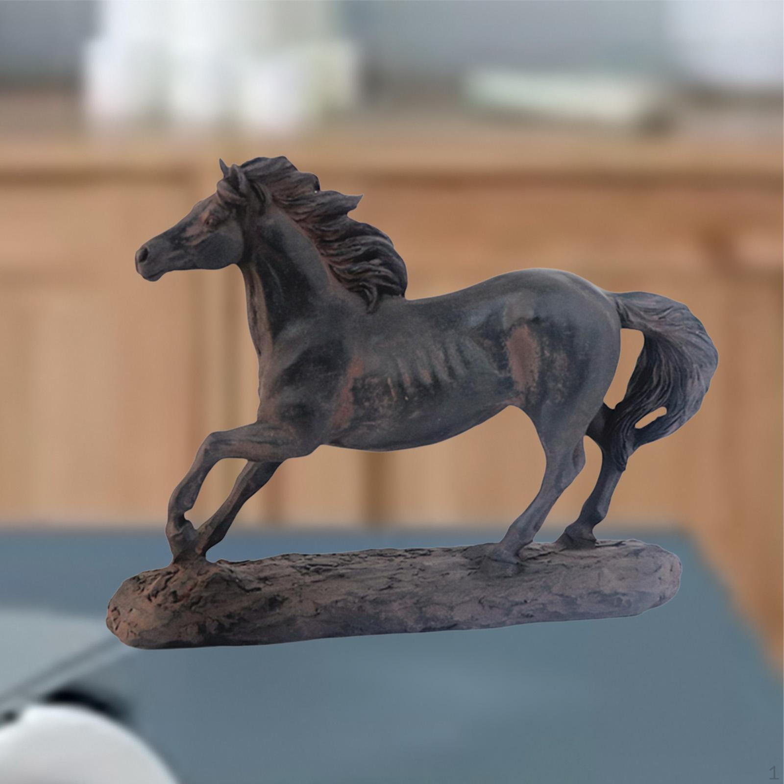

Equine Figurine Decorative Piece for Home Office Celebrations коричневий