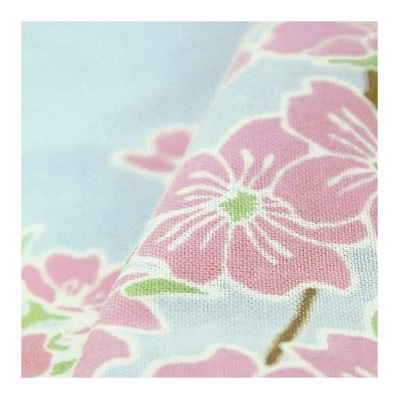 Sen no Anbo Tenugui "Sakura in Full Bloom Against a Clear Sky" 100% Cotton Tokka Made in Japan 35cm x 100cm