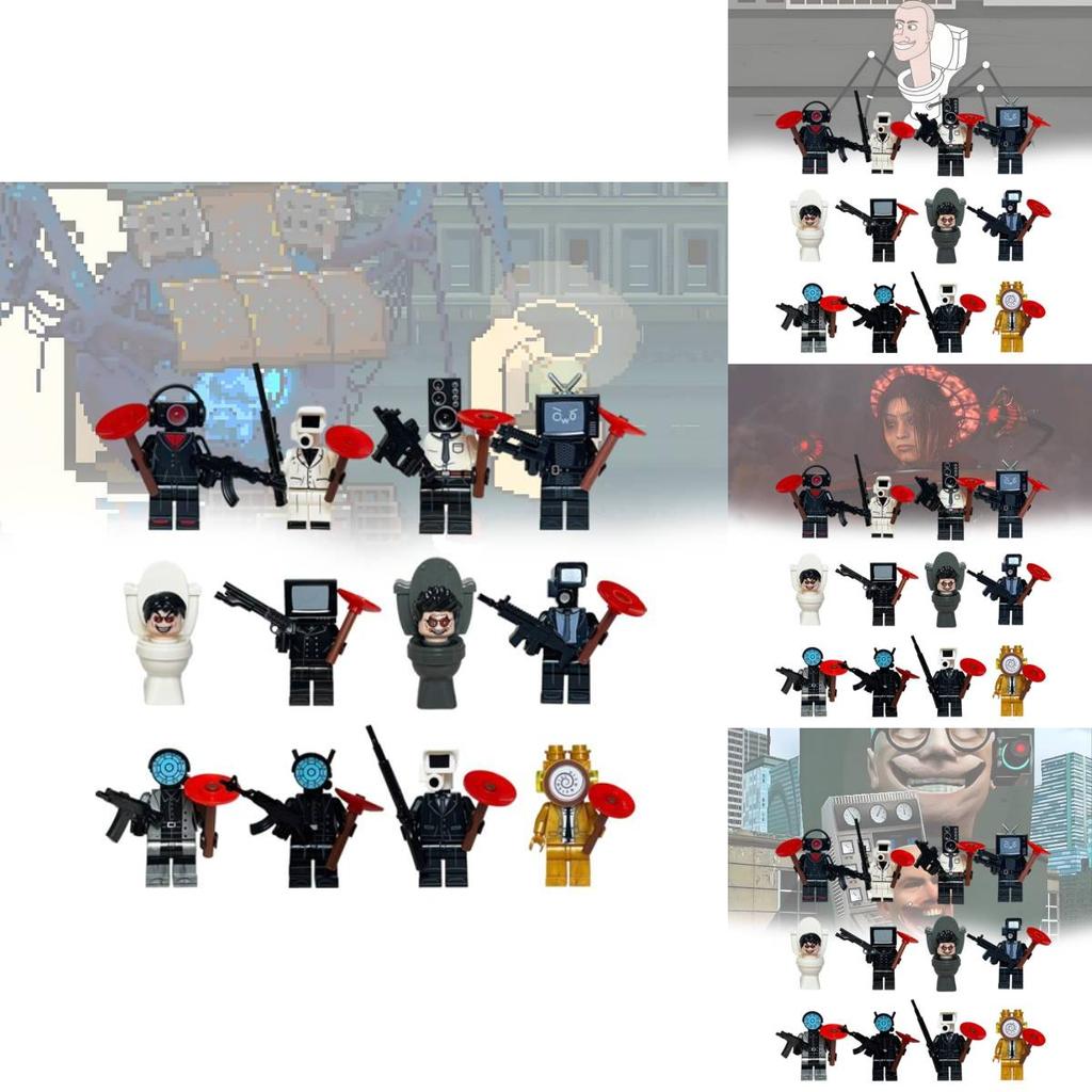 Ninja Chicken Pixel World Building Blocks Educational Toy For Kids