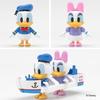Aoshima Bunka Kyozai Rakupla Tocotoko No. DP-09 Disney Character Donald & Daisy Pre-Colored Plastic Model