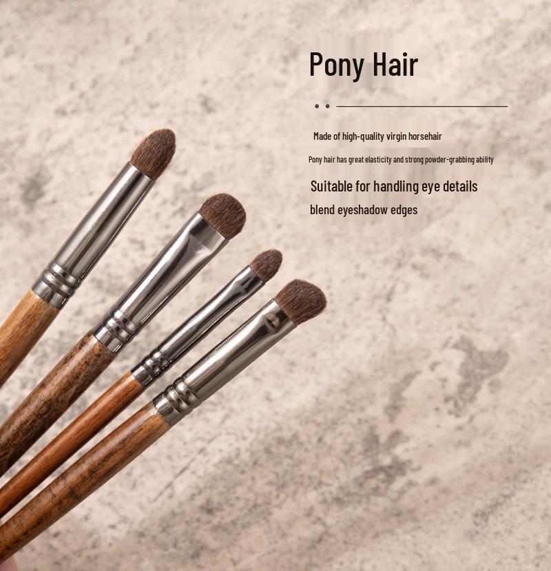 22-teiliges professionelles Tierhaar-Make-up-Pinselset für Maskenbildner