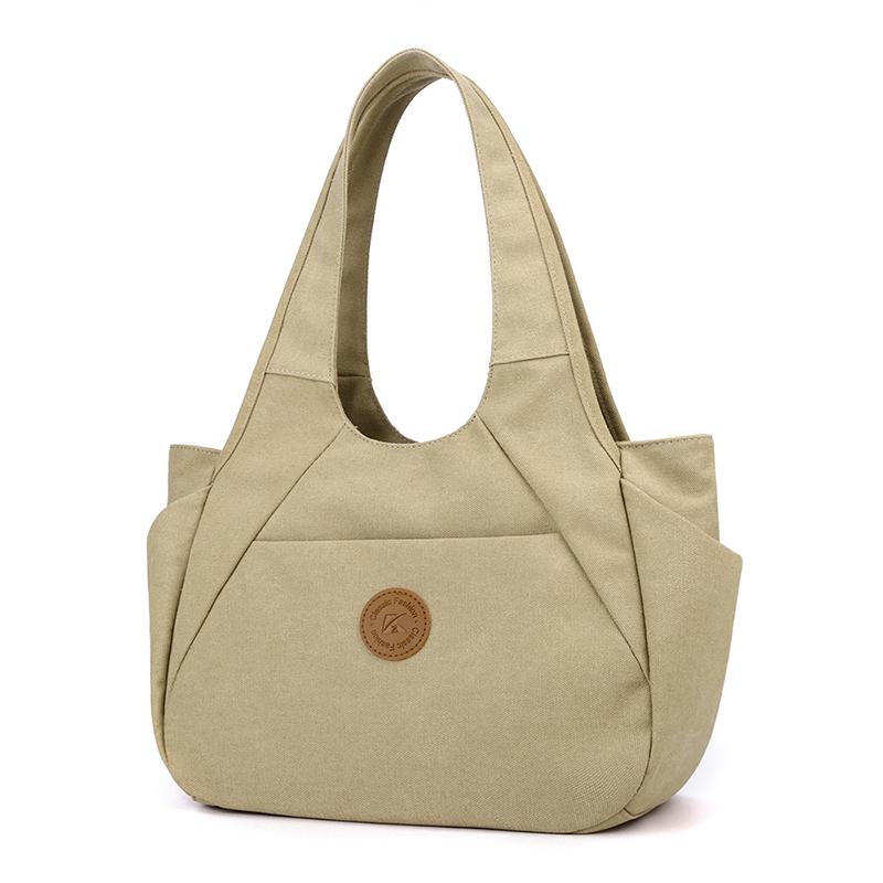 Velkokapacitní plátěná taška Tote Bag Dámská taška Kabelka