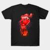 Asian Size Men Print T-shirt City Of The Foot No-Cut Heat Transfer Print Cotton Tshirt