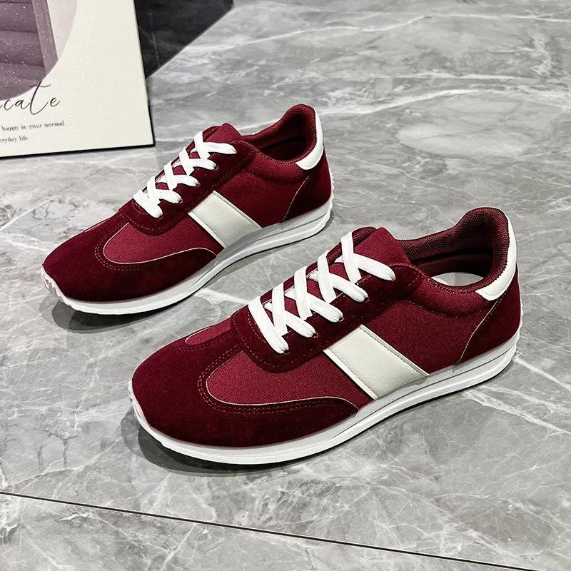 

Fashion Women s New Spring Autumn Flat Bottom Casual Running Shoes Shoe White Sneakers Rubber Upgraded 36