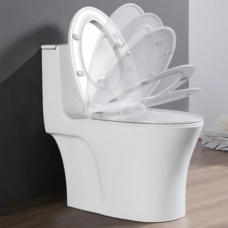 [Installiert in 1 Sekunde] Verdickter, bruchsicherer Toilettensitz, kompatibel mit allen Marken, U/V/O-förmigen Toilettensitzen