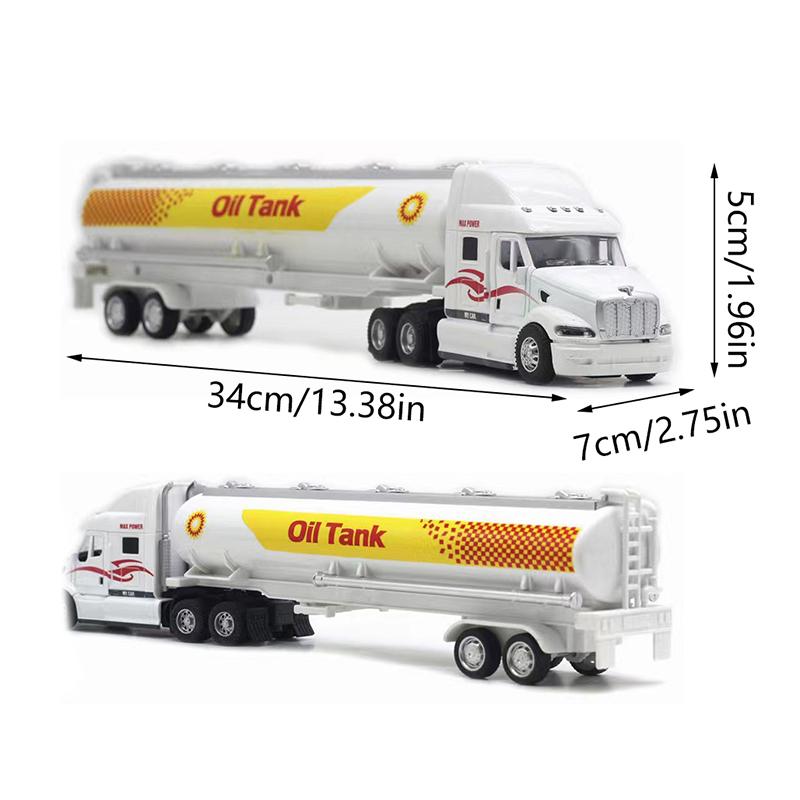

1:65 American Alloy Container Truck With A Domineering Appearance And Vehicle Model Transport Model