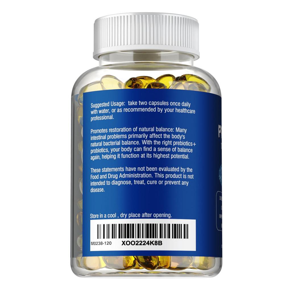 Probiotische Kapseln helfen, die Darmflora anzupassen, die Immunität zu stärken und die Verdauung zu regulieren.