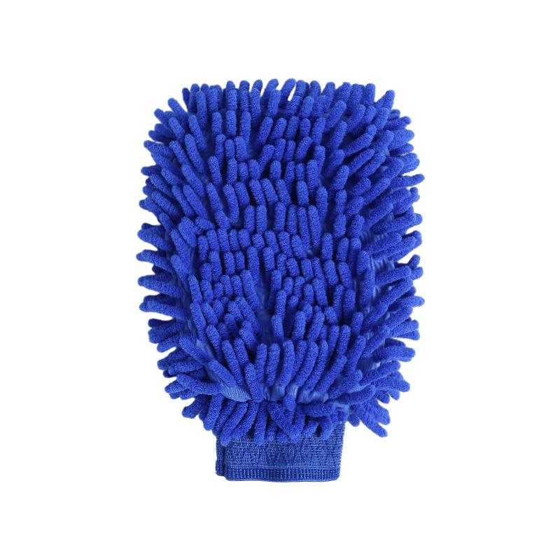 

Double-Sided High-Density Chenille Microfiber Car Wash Mitt 18x24 cm