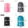 Cotton Storage Bag With Drawstring Waterproof Closure For Bedding And Clothes