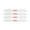 4Pcs Rubber Car Door Edge Anti-collision Strip Protector Sticker Auto Accessories For Jeep Renegade Patriot Wrangler JK Rubicon AJQ1