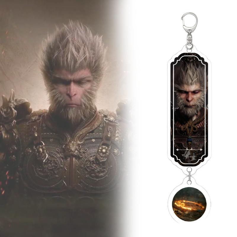 Black Wukong Myth Keychain Pendant Decorate Game Peripheral Gift Collection