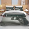 3D Rifle Revolver Cartridge Gun Comforter Bedding Set,Duvet Cover Bed Set Quilt Cover Pillowcase,King Queen Size Bedding Set