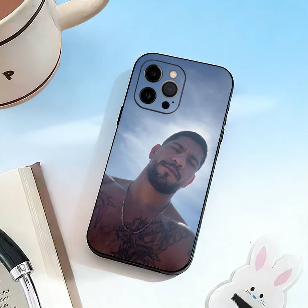 D-Fighting Pereira Alex Phone Case For iPhone 17,16,15,14,13,12,11 Plus,Pro Max,XS,Soft Silicone Black Cover