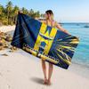 North Queensland Cowboys Customized Name Text Beach Towel, Soft Absorbent Towel Beach Pool Travel Personal Gift