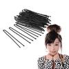 40Pcs U Shaped Waved Bobby Barrette Salon Grip Hairpins Clip Pin