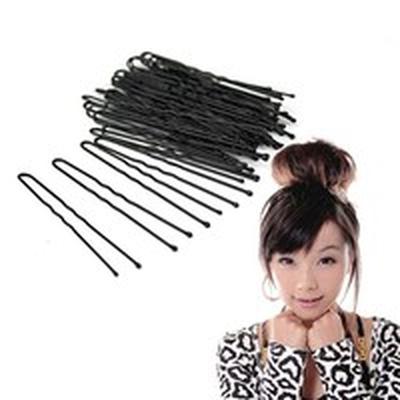 40Pcs U Shaped Waved Bobby Barrette Salon Grip Hairpins Clip Pin