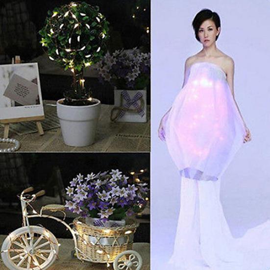 Battery Operated Romantic Mini LED Copper Wire String Fairy Lights 2M/3M/4M