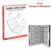Protective Game Cartridge Storage Case Container Featuring 16 Slots Waterproof Shockproof Design Compact And Portable