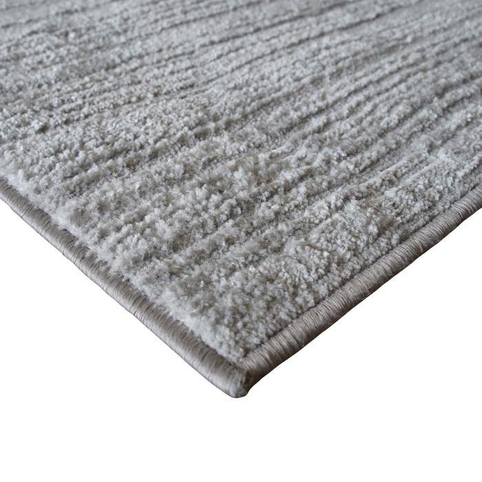 Tapis contemporain gris clair 160x240
