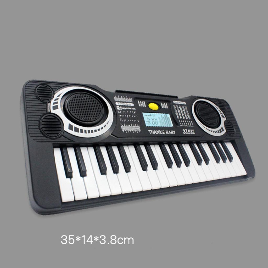 LED Display 37 Keys Digital Keyboard Portable Electronic Piano for Kids Beginner Early Education Music Instrument Toy