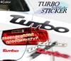 Grandios GD-TBST-SV Car Sticker, Cool, Stylish, General Purpose, Turbo, 3D, Car Decal, Seal, Letter, Logo, Double-Sided Tape