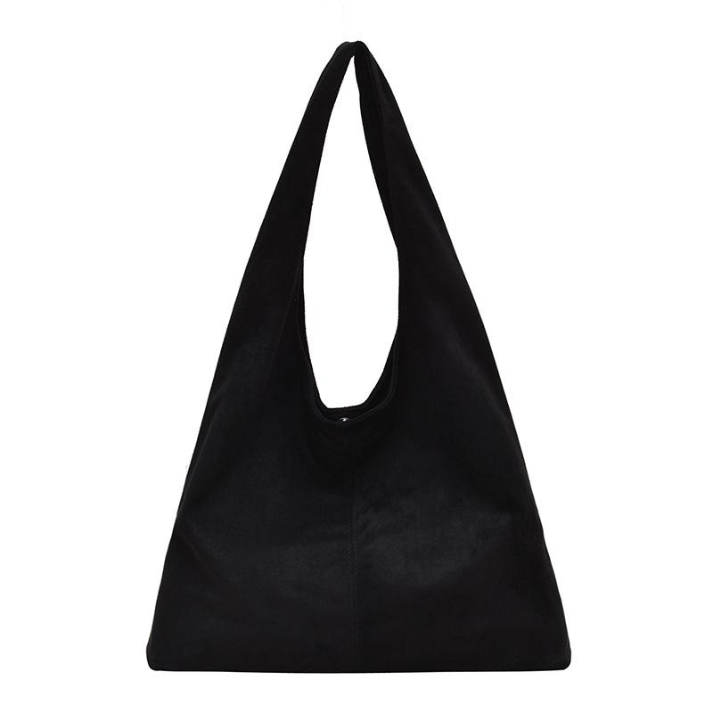 2026 Retro Frosted Suede Mother-Child Shoulder Bag – Large Capacity, Autumn Style