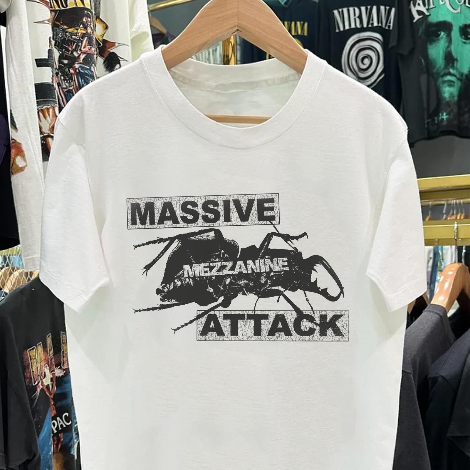 Massive Attack Promo T-Shirt White XXL 2XL