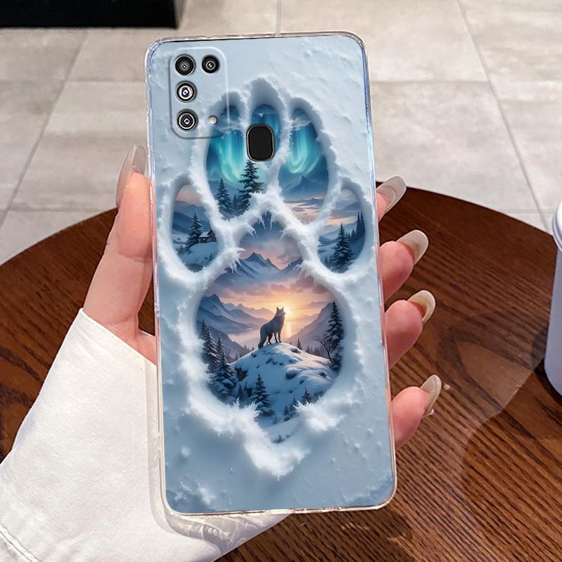 Case For Samsung Galaxy M31 M21s M21 M30s Clear Luxury Cute Cat Love Rabbit Funny Silicone TPU Soft Shell Phone Case Back Cover