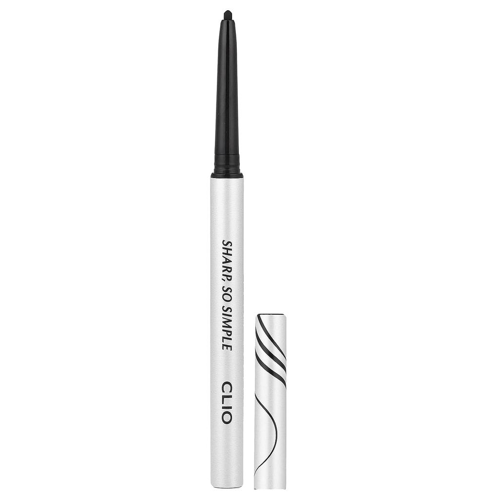 Clio Sharp, So Simple Waterproof Pencil Liner, 01 Black, 0.14g (0.004oz)