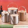 Portable Double-Layer Ice Bucket
