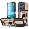 Custodia con protezione fotocamera scorrevole per Redmi 15C Global Custodia con anello di supporto Armor Copri telefono per Redmi 15C 4G Capa