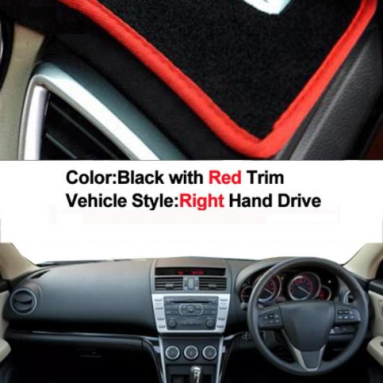 For MAZDA 6 2007 - 2012 ATENZA 2008- 2011 GH1 Series LHD RHD Car Dashboard Cover Dash Mat Carpet Cape 2 Layers Auto