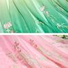 100x150cm Chinese Style Embroidered Fabric For Diy Sewing Hanfu Guofeng Dress Gradient Heavy Industry Embroidery Designer Fabric