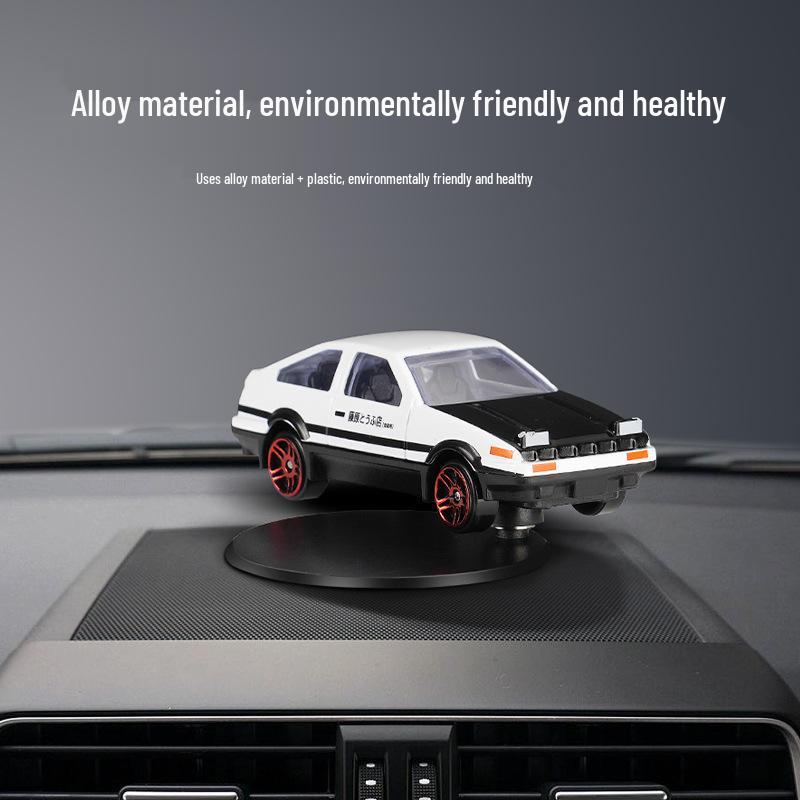 AE86 Car Pendant - Drift Rotation Alloy Ornament for Center Console