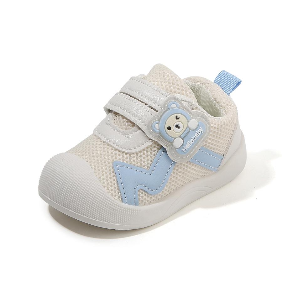 Baby toddler shoes 2025 spring and summer breathable mesh shoes boys and girls baby shoes cartoon non-slip soft sole boys and children single shoes