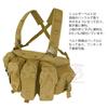 SHENKEL Lightweight Tactical AK Chest Rig Armor Vest v.3 Tactical Chest Rig, One Size Fits Most, Adjustable, Tan (vest-003tan)