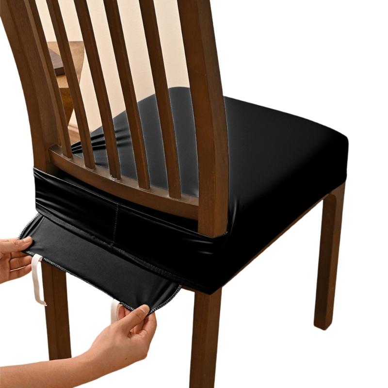 

Sturdy PU Seat Protectors Features Adjustable Elastics Band Water Resistant Designs for Home Office чорний